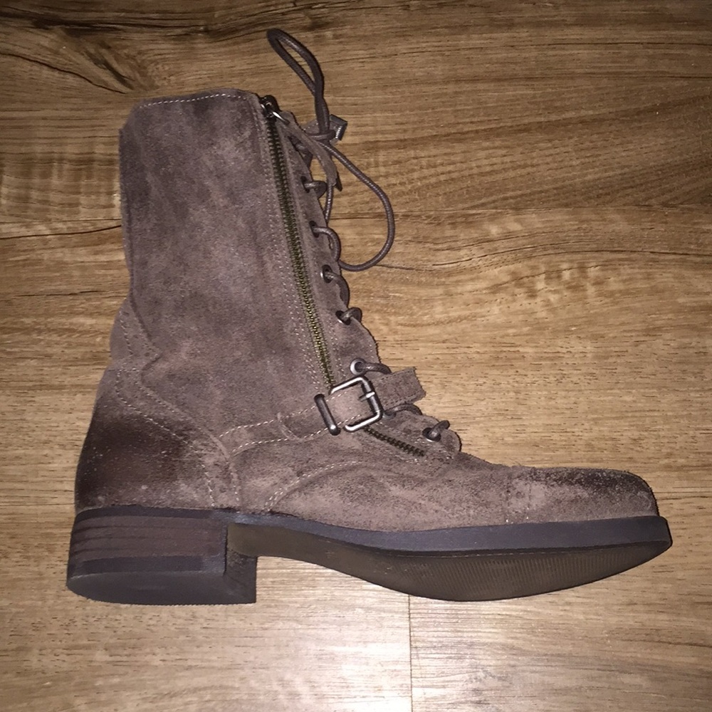 Aldo genuine leather combat boots - Picture 2 of 3